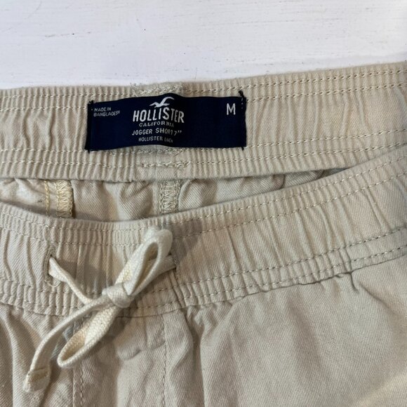 Hollister California Men's 7" Linen Jogger Shorts - Size Medium - Picture 4 of 4